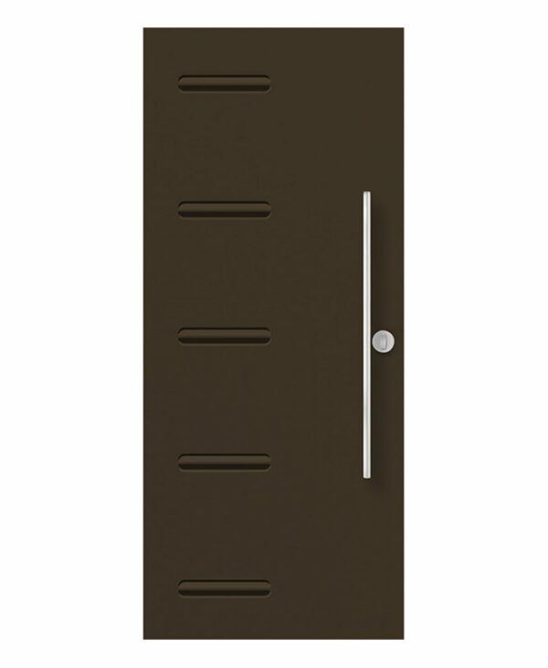 Linea Contemporary Steel Exterior Door2