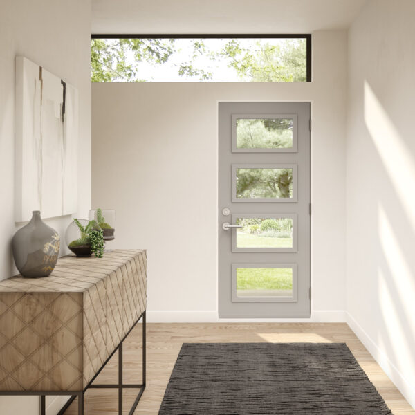 Uno - Flush Steel Exterior Novatech Door1