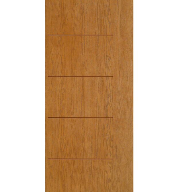 Fiberglass Grooved Oak Richersons Door (WC04)