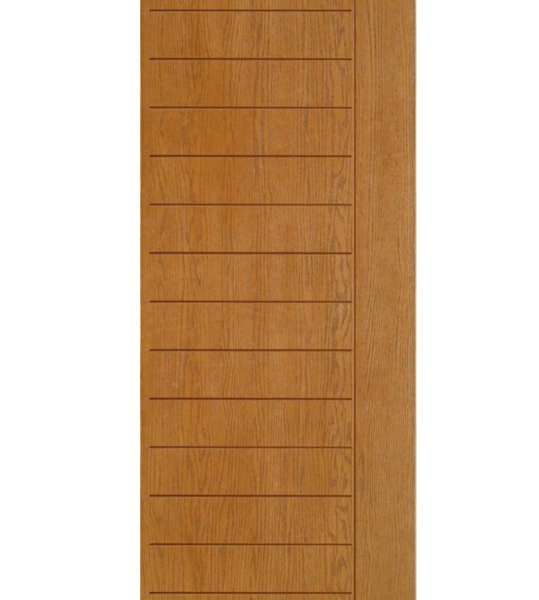 Fiberglass Grooved Oak Richersons Door (WC06)