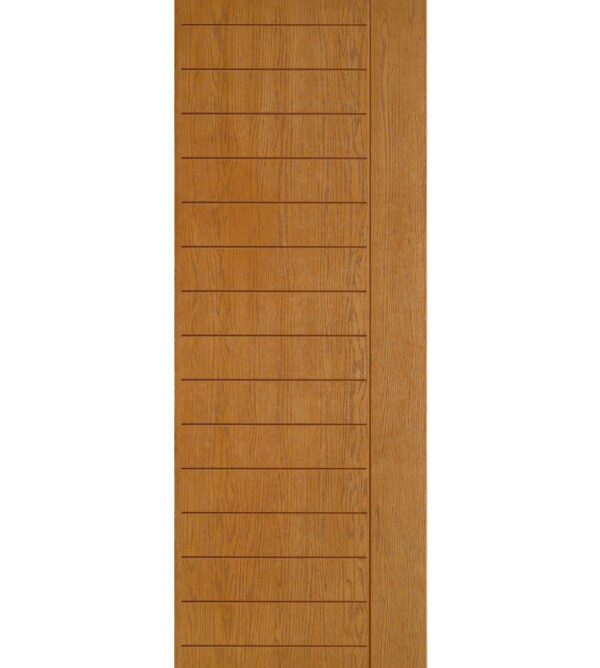 Fiberglass Grooved Oak Richersons Door (WC16)