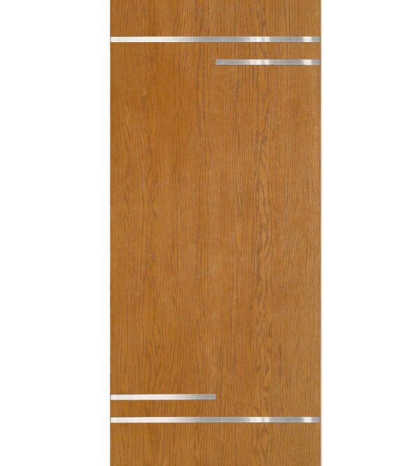 Fiberglass-Oak with Stainless Steel Elements Richersons Door (WGSS06)