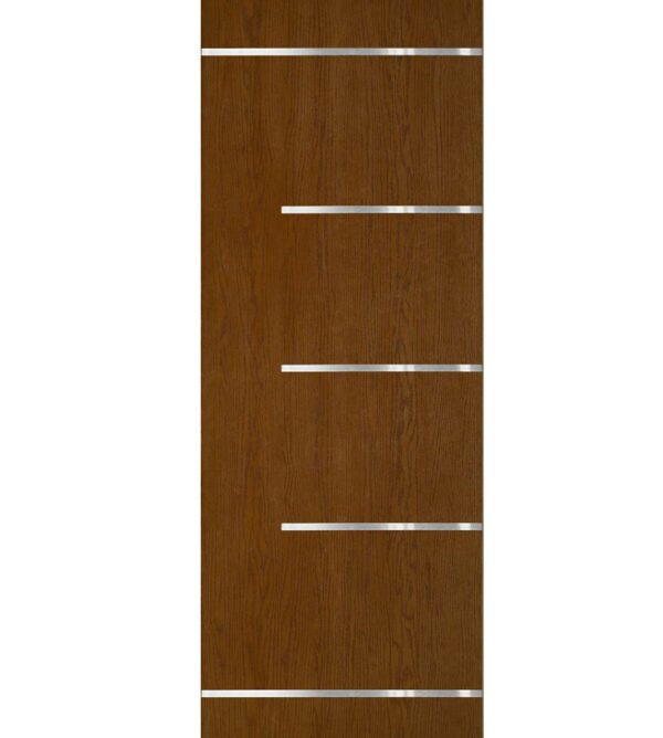 Fiberglass-Oak with Stainless Steel Elements Richersons Door (WGSS05)