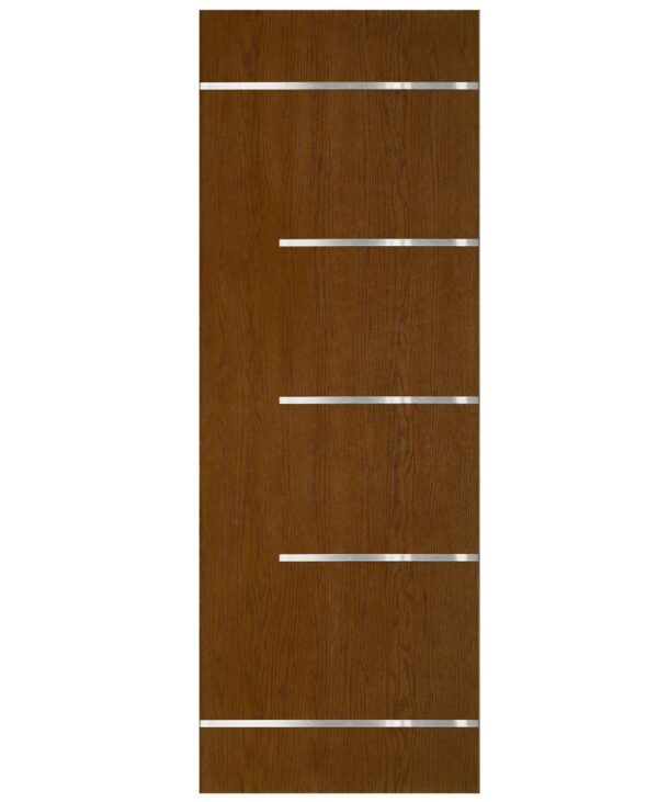 Fiberglass-Oak with Stainless Steel Elements Richersons Door (WGSS05)